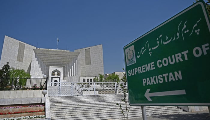 The Supreme Court of Pakistan building can be seen. — AFP/File