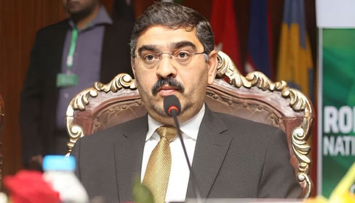 This photo shows Pakistans caretaker Prime Minister Anwarul Haq Kakar. — X/@anwaar_kakar