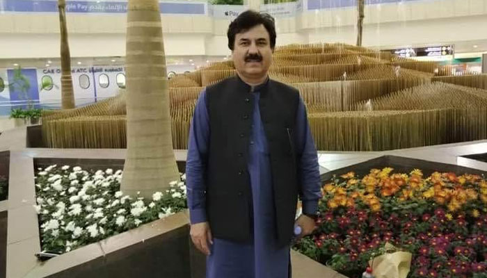 In this picture, Pakistan Tehreek-e-Insaf (PTI) leader Shaukat Yousafzai can be seen on July 30, 2023. —Facebook/Shaukat Yousafzai
