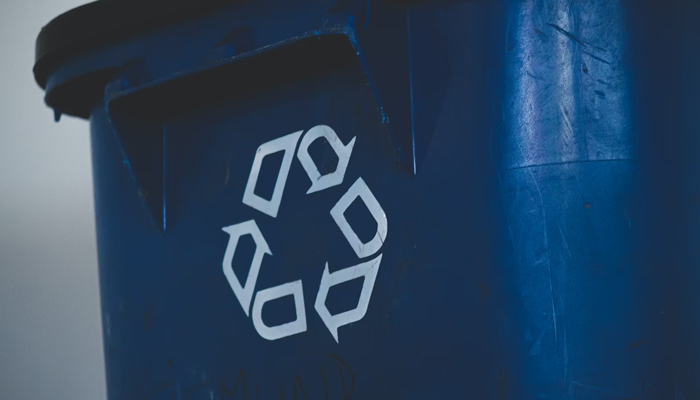 This representational image shows a trash can with a sign of recycling. — Unsplash/File