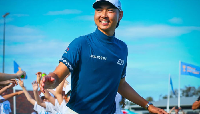 Min Woo Lee triumphed last week at Royal Queensland Golf Club. — AFP
