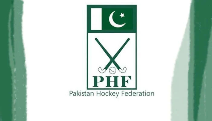 The logo of the Pakistan Hockey Federation (PHF).  — PHF