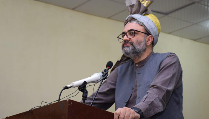 Caretaker Minister for Newly Merged Districts, Technical Education, Industries, and Commerce Dr Aamer Abdullah looks on in this image on October 27, 2023. — Facebook/Áamer Abdullah