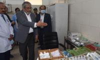 Baqar irked by shortage of medicines, neglected state of Hyderabad Civil Hospital