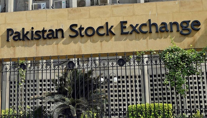 The Pakistan Stock Exchange building in Karachi. — AFP/File