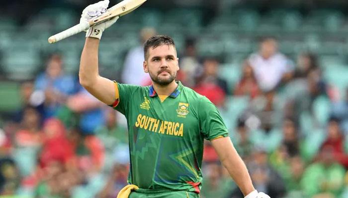 Rilee Roussow scored 109 runs against Bangladesh in T20 World Cup. — AFP