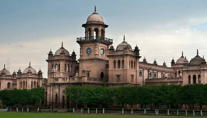 This image shows the Islamia College University Peshawar building on October 22, 2022. — Facebook/Islamia College University Peshawar