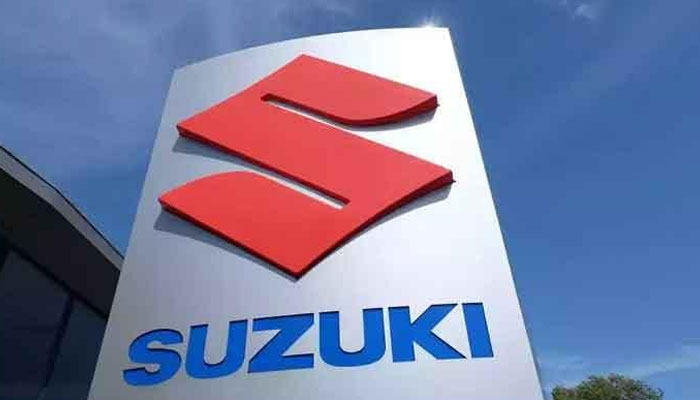 In this undated image, the logo of the leading automaker Suzuki can be seen. —APP File