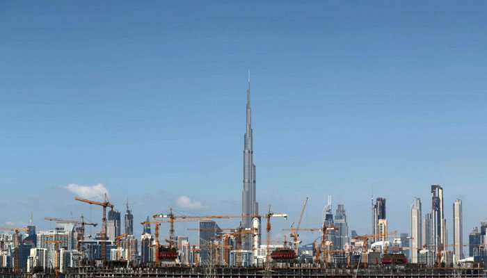 The image demonstrates the gigantic economic progress of the UAE. —AFP File