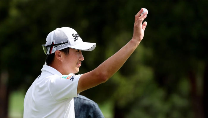 Japans Rikuya Hoshino has a share of the lead at the Australian Open. —AFP File