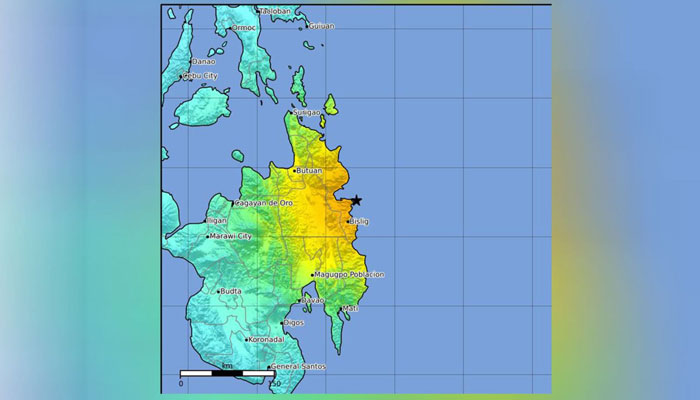 A 7.6 earthquake was recorded off the southern Philippines island of Mindanao. — USGS