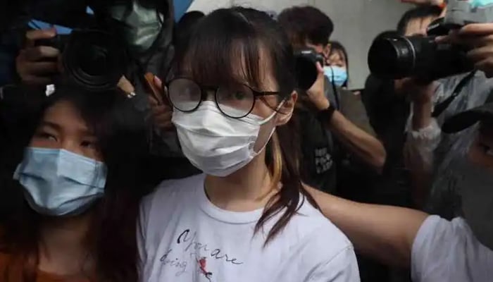 Former Hong Kong activist Agnes Chow. — AFP/File
