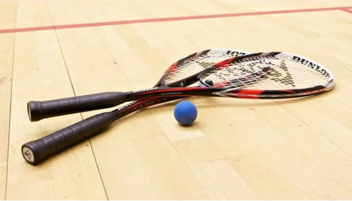 This representational image shows two rackets and a ball. — Radio Pakistan/File