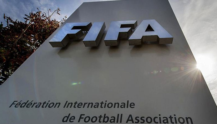 Federation international Football Association (FIFA) board can be seen. —AFP/File