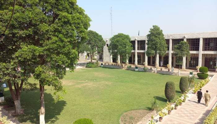 An interior view of the Agriculture University Peshawar can be seen in this picture released on October 3, 2022. — Facebook/The University of Agriculture, Peshawar