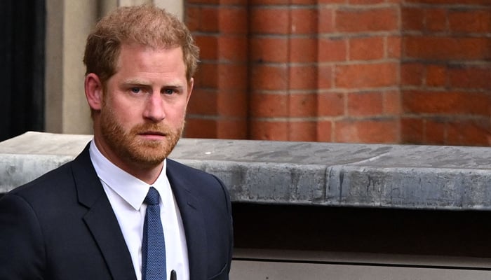 Britains Prince Harry, Duke of Sussex leaves the Royal Courts of Justice, Britain´s High Court, in central London on March 27, 2023. — AFP