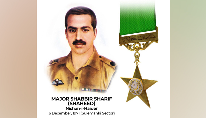 Major Shabbir Sharif (recipient of Nishan-e-Haider). — X/@PakistanFauj