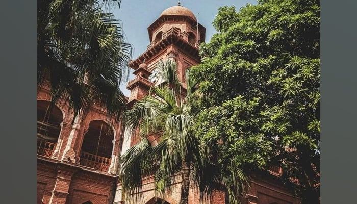 A side view of the buildings of the PU can be seen in this photo released on September 15, 2023. — Facebook/University of the Punjab