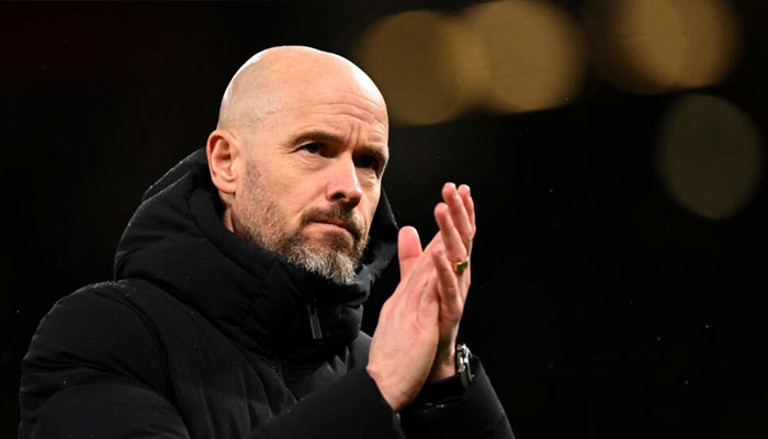 Manchester Uniteds Dutch manager Erik ten Hag. — AFP File
