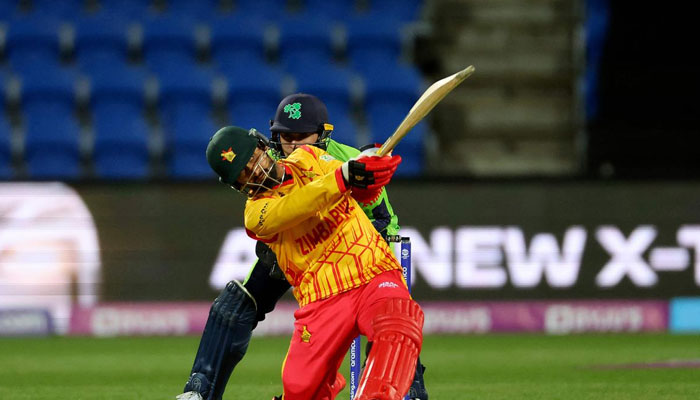 Zimbabwe’s Sikandar Raza in action. . — AFP File