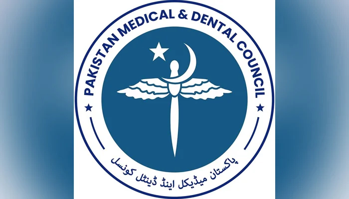 The PM&DC logo can be seen in this photo. — Facebook/Pakistan Medical & Dental Council