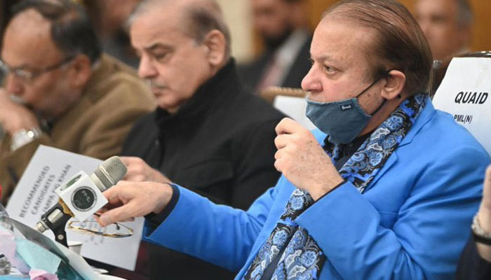 Pakistan Muslim League Nawaz (PMLN) supremo Nawaz Sharif. — X/PMLN_org