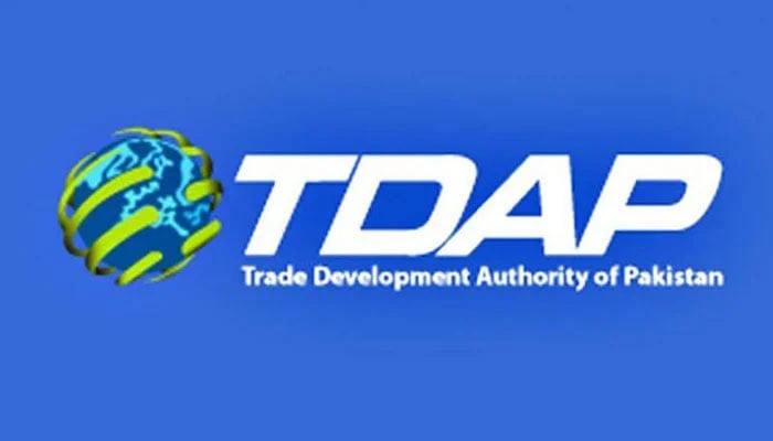 The logo of the Trade Development Authority of Pakistan (TDAP) from its website.