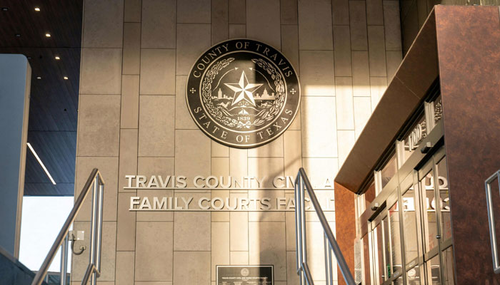 The Travis County 459th District Court is seen prior to an emergency hearing in Cox v Texas in Austin, Texas, Kate Cox, a 31-year-old mother-of-two from Dallas-Fort Worth, sued the state of Texas on December 7, 2023. — AFP