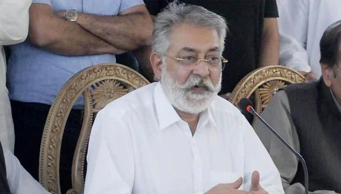 Grand Democratic Alliance Coordinator Pir Sadruddin Shah Rashidi. — APP/File