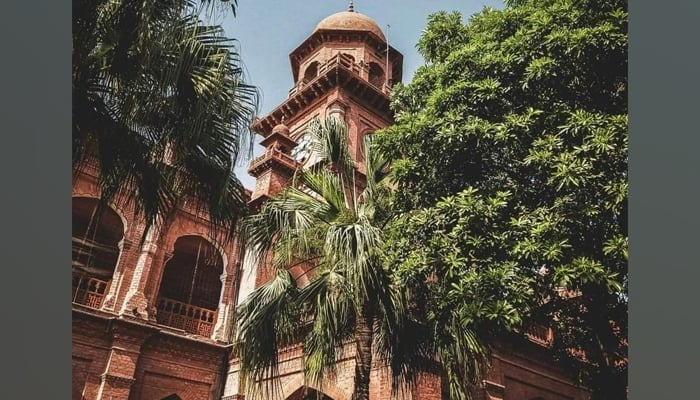 A side view of the buildings of the PU can be seen in this photo released on September 15, 2023. — Facebook/University of the Punjab