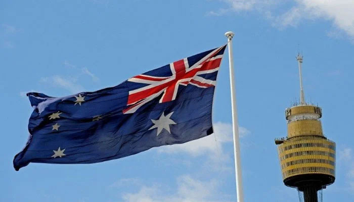 In this image, the Australian flag can be seen. — AFP/File