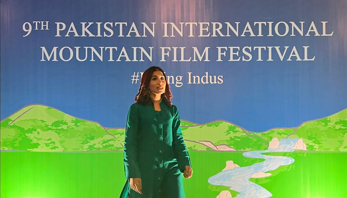 The image shows a glimpse from the 9th International Mountain Film Festival to mark the International Mountain Day organised by Serena Hotels. — Facebook/anum.khan.906