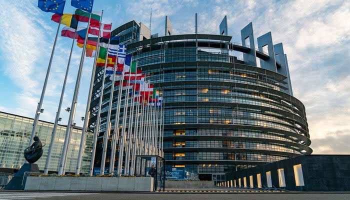 The European Parliament building in Strasbourg. —  AFP
