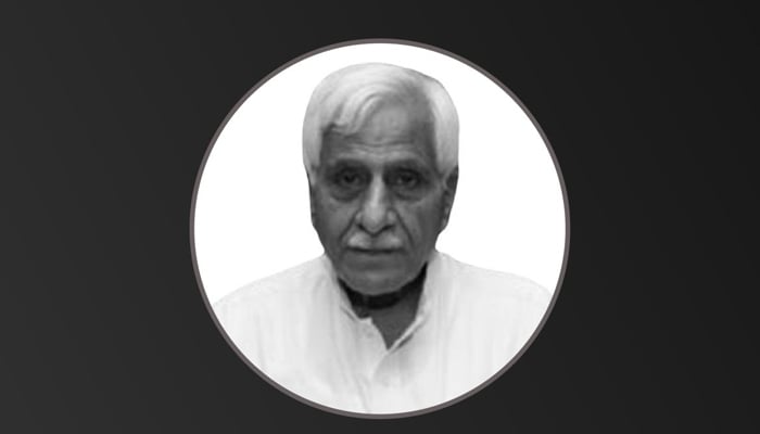 This image released on December 11, 2023, shows a luminary in the realm of Urdu and Punjabi literature and poetry Ahmad Saleem. — LinkedIn/Dr. Abid Qaiyum Suleri