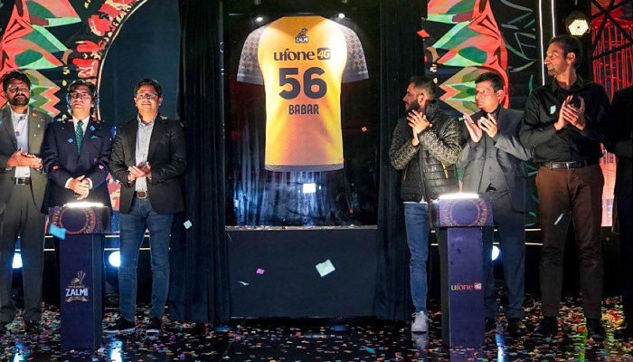 The image shows one of the glimpse from the event when Pakistan’s leading telecommunications and integrated ICT services provider PTCL Group (PTCL and Ufone 4G) has signed a strategic partnership agreement with Peshawar Zalmi for the 9th edition of Pakistan Super League (PSL) on Dec 12, 2023. — Facebook/Zalmi TV