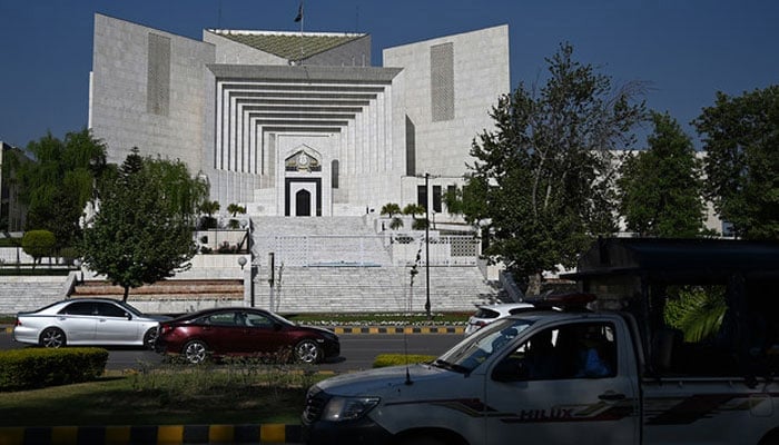 The Supreme Court of Pakistan building can be seen in this image. — AFP/File