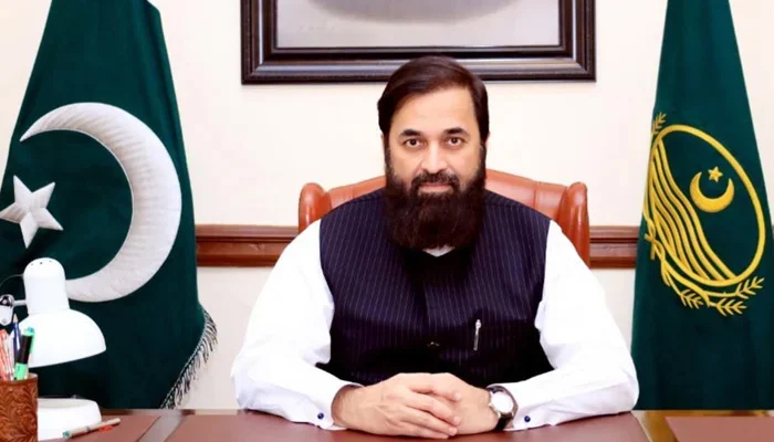 Governor Balighur Rehman can be seen looking on in this picture released on March 9, 2023. — Facebook/The Governor of Punjab
