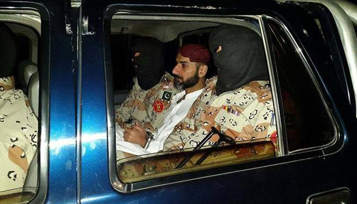 Uzair Baloch, chief of the outlawed Peoples Amn Committee (PAC). — The News photo/File