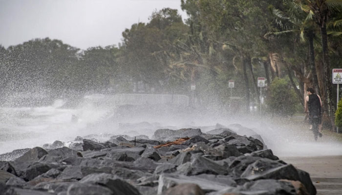 Cyclone Jasper hits Australia. — AFP File