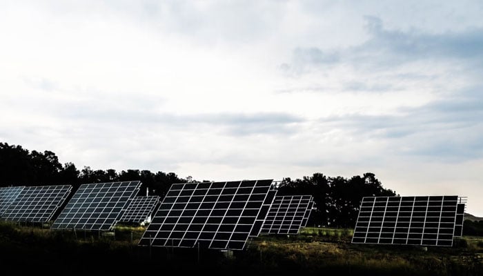 A solar project can be seen installed in Serres, Greece. Representational image. — Unsplash