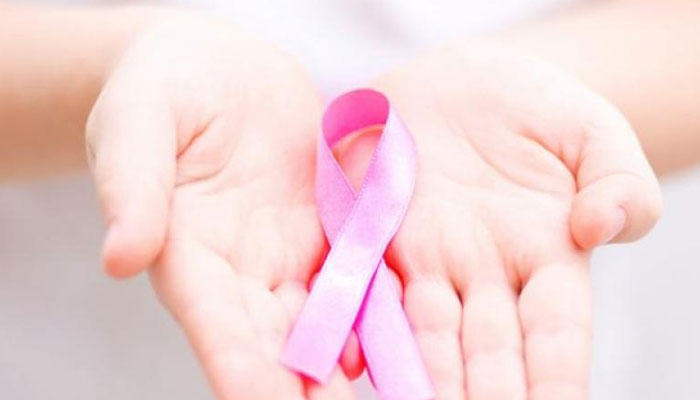 A representational picture showing breast cancer awareness ribbon. — AFP/File
