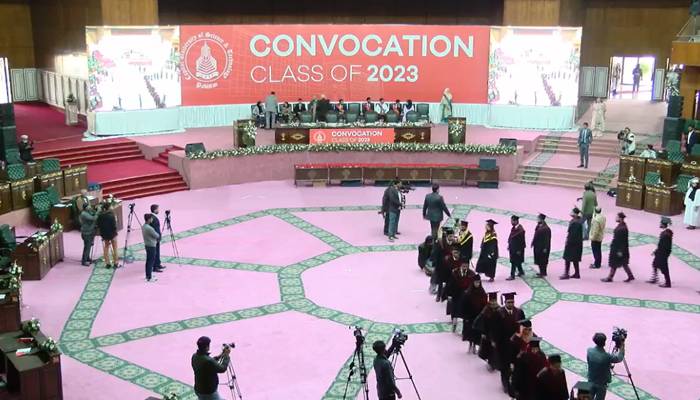This still shows a general view of the Convocation for Graduates of 2023 of Capital University of Science and Technology on December 14, 2023. — Facebook/Capital University of Science & Technology