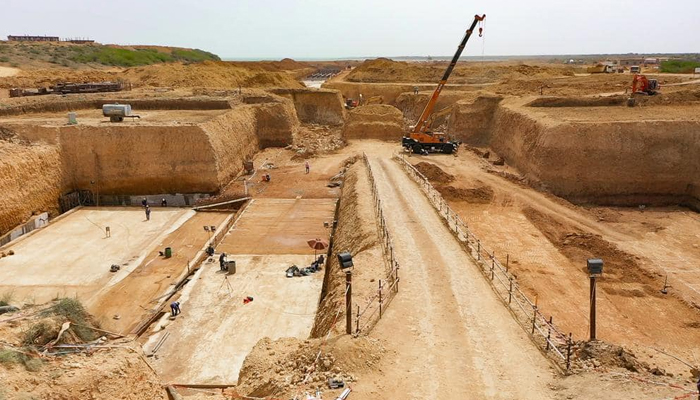 This image shows workers of Wapda working on a site on June 2, 2023. — Facebook/Wapda