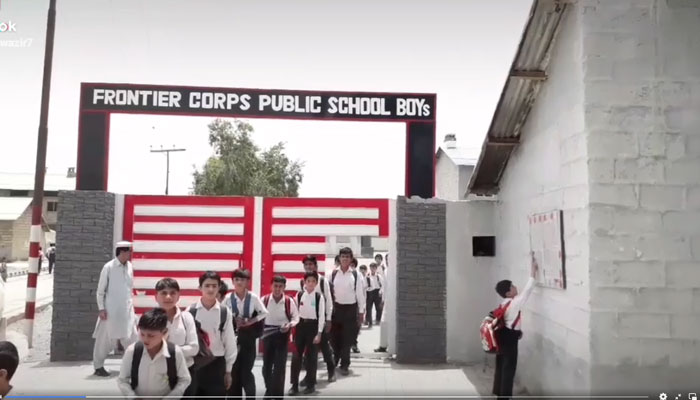 The Frontier Corps Public School (FCPS) in Wana. — Facebook/Frontier Corps Public School - Boys Wana