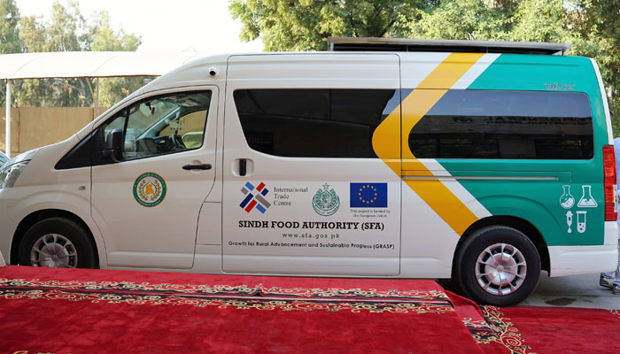 The Sindh Food Authority (SFA) vehicle. —x/SindhFood