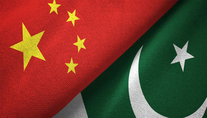 Flags of China and Pakistan. — APP File