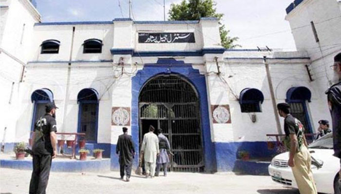 The image shows the building of the Central Jail Peshawar. — APP File