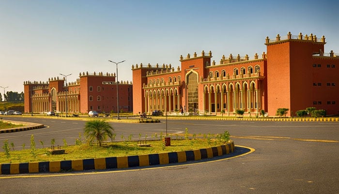 The University of Swabi (UoS) building. — uoswabi.edu.pk/