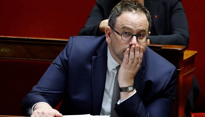 Former French Health Minister Aurelien Rousseau attends a session of questions to the government at the French National Assembly in Paris on November 14, 2023. — AFP