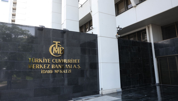 The Central Bank of the Republic of Türkiye (CBRT) headquarters are seen in Ankara, Türkiye, June 9, 2023. —  AFP
